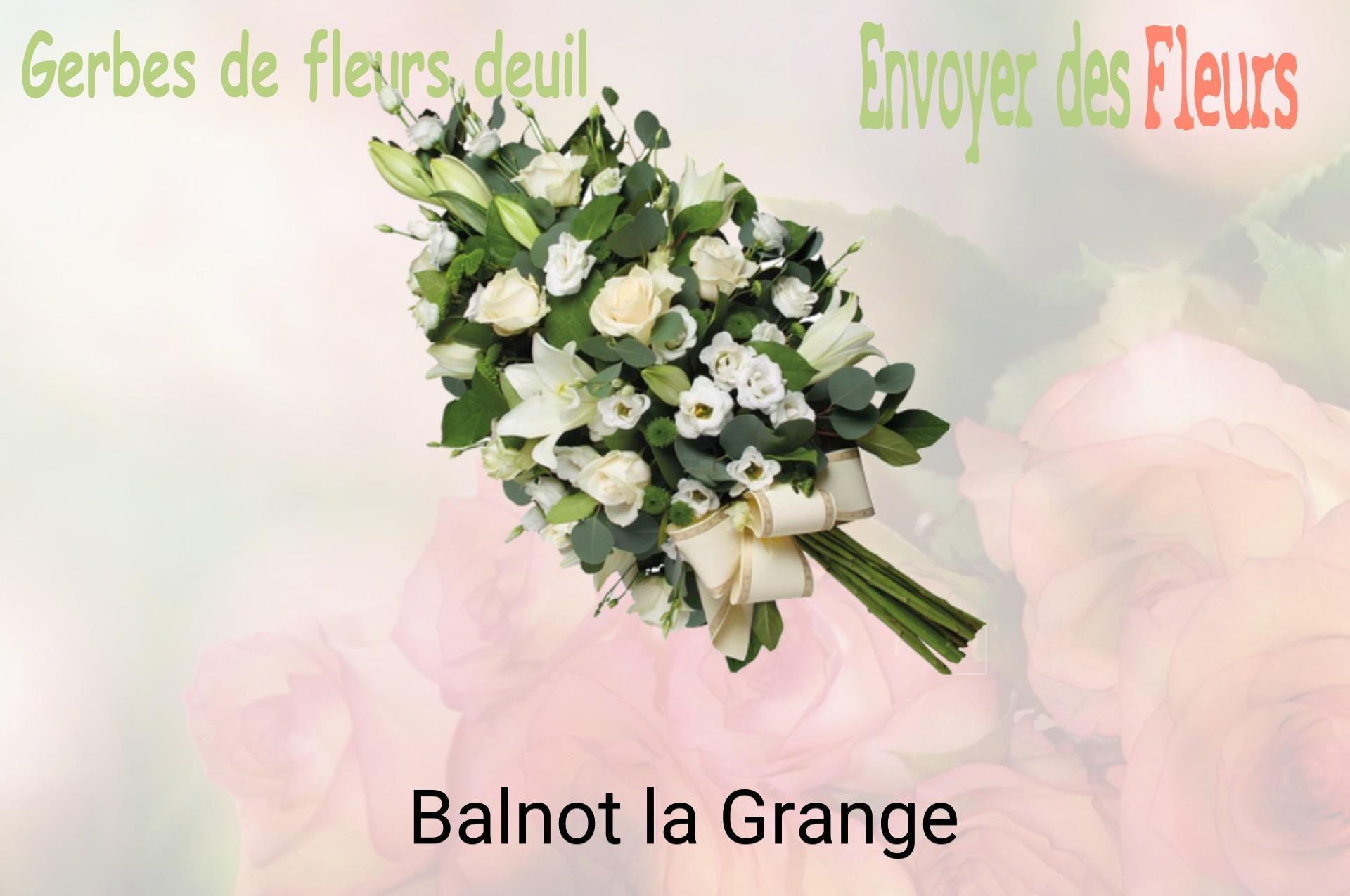 Gerbe de fleurs de deuil livrée à Balnot-la-Grange